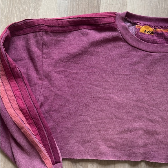 Aviator Nation - ESSENTIAL CROPPED CREW SWEATSHIRT RELAXED - Picture 11 of 16